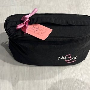 NuBra nude and black sticky bra cup size D with cleaner